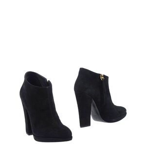 Giuseppe Zanotti Black Suede Heeled Boots Size 38.4